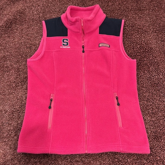 VINEYARD VINES Syracuse University women’s fleece vest, Small - Picture 3 of 9